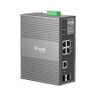 TP-Link OMADA průmyslový switch IES206GPP (4xGbE,1xGbE/SFPcombo,1xSFP,3xPoE+,1xPoE++,120W,DIN,IP40,fanless)