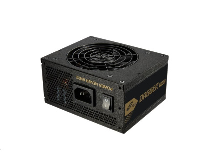 Fortron zdroj 650W DAGGER PRO 650, 80+ GOLD, Full Range, Modular cable, SFX&ATX,full protectiion, 8cm dual BB