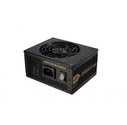 Fortron zdroj 650W DAGGER PRO 650, 80+ GOLD, Full Range, Modular cable, SFX&ATX,full protectiion, 8cm dual BB