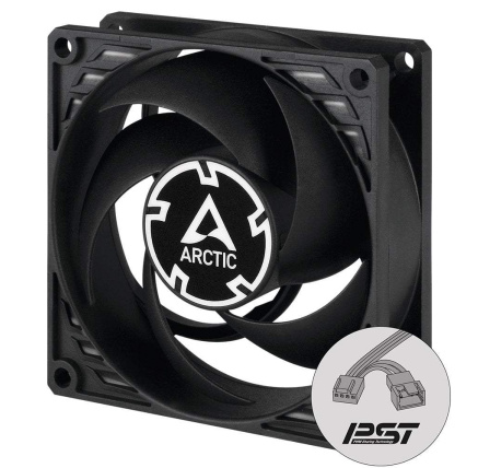 ARCTIC ventilátor P8 PWM PST 80 x 80 x 25mm, černý