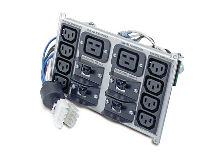 APC Symmetra RM 220-240V Backplate Kit w/(8) IEC320 C13 & (2) IEC320 C19