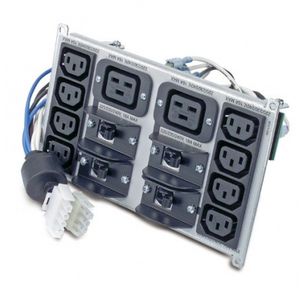 APC Symmetra RM 220-240V Backplate Kit w/(8) IEC320 C13 & (2) IEC320 C19