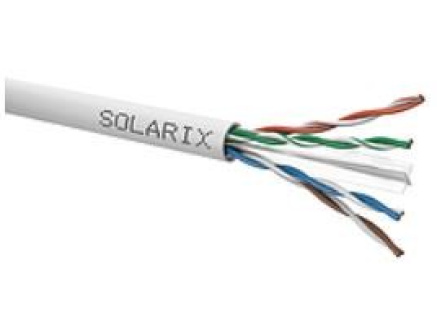 Instalační kabel Solarix UTP, Cat6, drát, PVC, box 305m SXKD-6-UTP-PVC