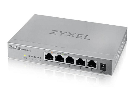 Zyxel XMG-105 5 Ports 2,5G + 1 SFP+ MultiGig unmanaged Desktop Switch