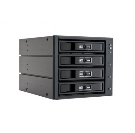 CHIEFTEC SATA/SAS Backplane CBP-3141SAS, 3 x 5.25" bays for 4 SAS/S-ATA HDDs, Hot-Swap, full aluminium