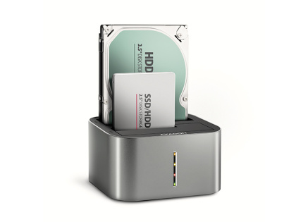 AXAGON ADSA-DC, USB-C 5Gbps - 2x SATA 6G 2.5"/3.5" SSD/HDD CLONE DUAL dokovacia stanica AXAGON ADSA-DC, USB-C 5Gbps - 2x SATA 6G 2.5"/3.5" SSD/HDD CLONE DUAL dokovacia stanica