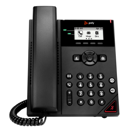 Poly VVX 150 2linkový IP telefon, PoE