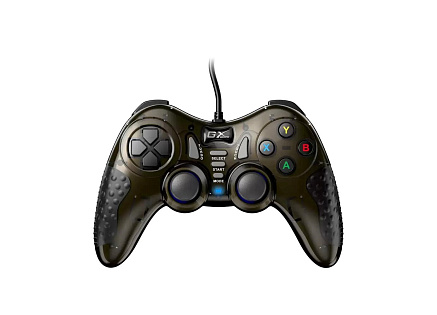 GENIUS gamepad GX Gaming GX-19UV/ drátový/ USB/ duální vibrace/ pro PC, PS3 a PS4