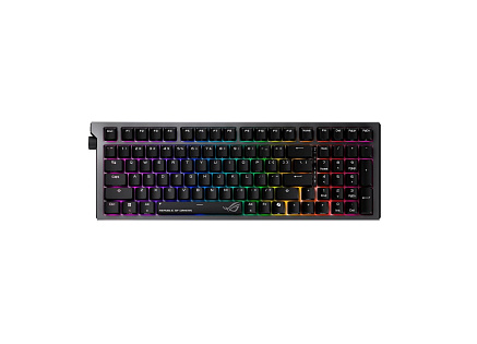 ASUS klávesnice ROG Strix Morph 96 WL, Mechanická, Bezdrátová, CZ/SK, černá