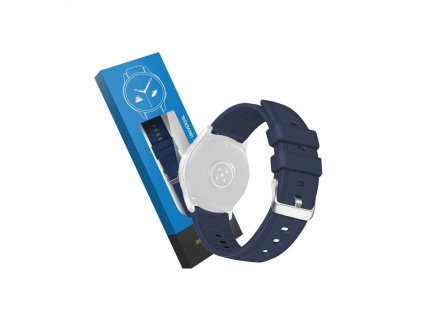 RhinoTech univerzální silikonový řemínek Quick Release 22mm tmavě modrý RhinoTech univerzální silikonový řemínek Quick Release 22mm tmavě modrý