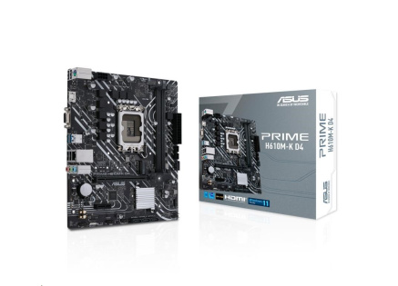 ASUS MB Sc LGA1700 PRIME H610M-K DDR4, Intel H610, 2xDDR4, 1xHDMI, 1xVGA, mATX