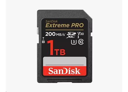 SanDisk SDXC karta 1TB Extreme PRO (200 MB/s Class 10, UHS-I U3 V30) SanDisk SDXC karta 1TB Extreme PRO (200 MB/s Class 10, UHS-I U3 V30)