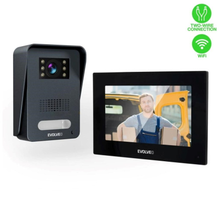 EVOLVEO DoorPhone AP1- 2 drátový videotelefon s aplikací, černá EVOLVEO DoorPhone AP1- 2 drátový videotelefon s aplikací, černá