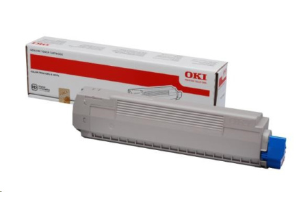 OKI toner do MC851/861br>  Kapacita: 7 300 str. při 5% krytí.