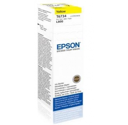 EPSON ink bar T6734 Yellow ink container 70ml pro L800/L1800