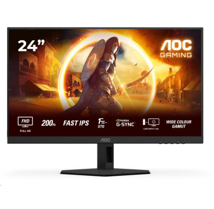 AOC MT 24" 24G4HRE - 1920x1080,IPS,200Hz,2xHDMI,1xDP,Repro