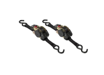 Master Lock Upínací popruhy se zatahovací ráčnou a háčky  - 300 cm (2 ks/blistr)