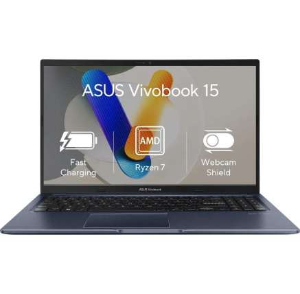 ASUS NTB Vivobook 15 (X1502VA-NJ1248W), i5-13420H, 15.6" FHD, 16GB, 1TB SSD, UHD, W11 Home, Quiet Blue