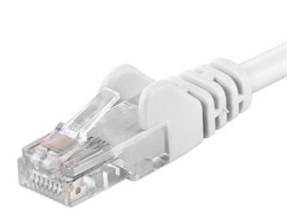 PremiumCord Patch kabel UTP RJ45-RJ45 CAT6 7m bílá