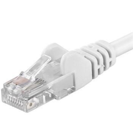 PremiumCord Patch kabel UTP RJ45-RJ45 CAT6 7m bílá