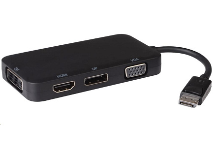 PREMIUMCORD adaptér DisplayPort - DP + HDMI + DVI + VGA , 1080p, 4K*2K PREMIUMCORD adaptér DisplayPort - DP + HDMI + DVI + VGA , 1080p, 4K*2K