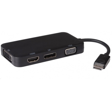 PREMIUMCORD adaptér DisplayPort - DP + HDMI + DVI + VGA , 1080p, 4K*2K PREMIUMCORD adaptér DisplayPort - DP + HDMI + DVI + VGA , 1080p, 4K*2K