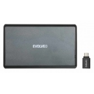 EVOLVEO 2.5" Tiny 2, 10Gb/s, externí rámeček na HDD, USB A 3.1 + redukce USB A/USB C