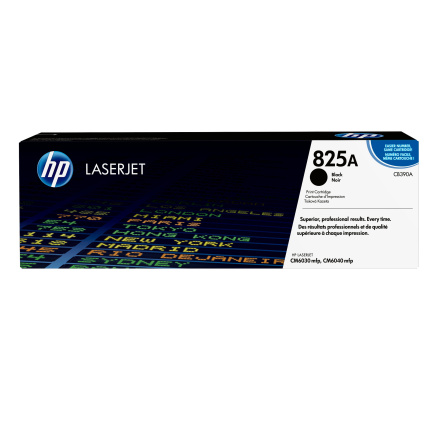 HP 825A Black LJ Toner Cart, CB390A (19,500 pages) HP 825A Black LJ Toner Cart, CB390A (19,500 pages)