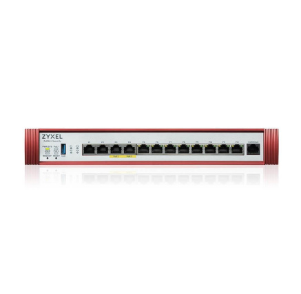Zyxel USG FLEX500 H Series, User-definable ports with 2*2.5G, 2*2.5G( PoE+) & 8*1G, 1*USB with 1 YR Security bundle