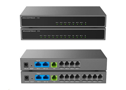 Grandstream HT881 FXO brána, 8xFXO, 1xFXS