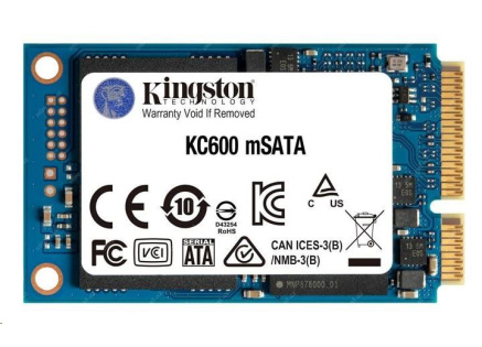 Kingston SSD 512GB KC600 SATA3 mSATA (R:550, W:520MB/s) Kingston SSD 512GB KC600 SATA3 mSATA (R:550, W:520MB/s)