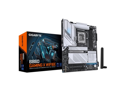 GIGABYTE MB Sc LGA1851 B860 GAMING X WIFI6E, Intel B860, 4xDDR5, 1xUSB4, 1xDP, 1xHDMI, WiFi, ATX