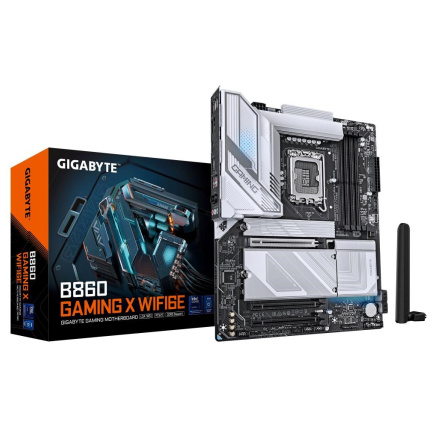 GIGABYTE MB Sc LGA1851 B860 GAMING X WIFI6E, Intel B860, 4xDDR5, 1xUSB4, 1xDP, 1xHDMI, WiFi, ATX