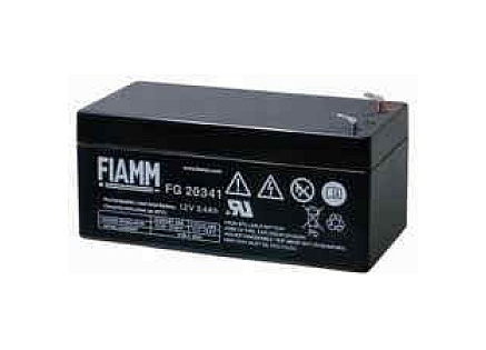 Baterie - Fiamm FG20341 (12V/3,4Ah - Faston 187), životnost 5let