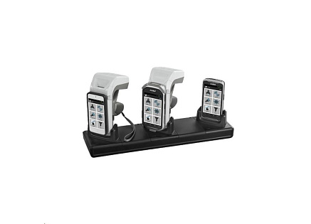 Zebra charging station, 3 slots