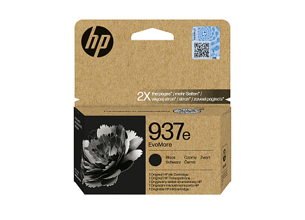HP 937e EvoMore Black Original Ink Cartridge (2,500 pages)