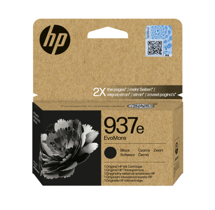 HP 937e EvoMore Black Original Ink Cartridge (2,500 pages) HP 937e EvoMore Black Original Ink Cartridge (2,500 pages)