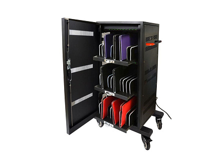 PORT nabíjecí skříňka pro 30 tabletů, černá