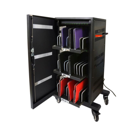 PORT nabíjecí skříňka pro 30 tabletů, černá PORT nabíjecí skříňka pro 30 tabletů, černá