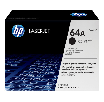 HP 64A Black LJ Toner Cart, CC364A (10,000 pages) HP 64A Black LJ Toner Cart, CC364A (10,000 pages)