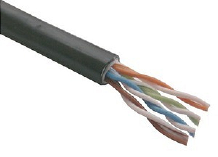 UTP kabel PlanetElite, Cat5E, drát, dvojitý venkovní PE+PVC, Dca, černý, 305m, cívka UTP kabel PlanetElite, Cat5E, drát, dvojitý venkovní PE+PVC, Dca, černý, 305m, cívka