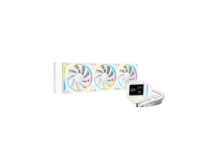 DEEPCOOL Vodní chladič LM360 WH, ARGB, 3x 120mm, AM5, LGA1851, bílá