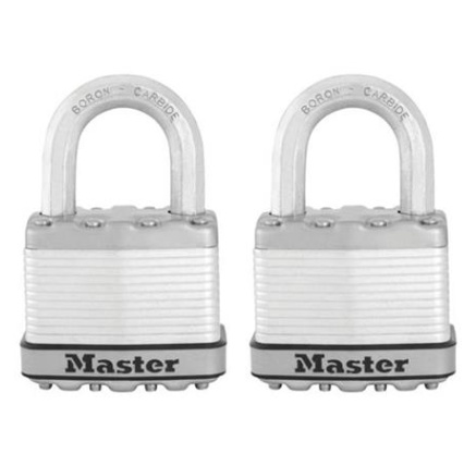 Master Lock Titanový visací zámek -  Excell - 50mm  (2 ks / blistr)