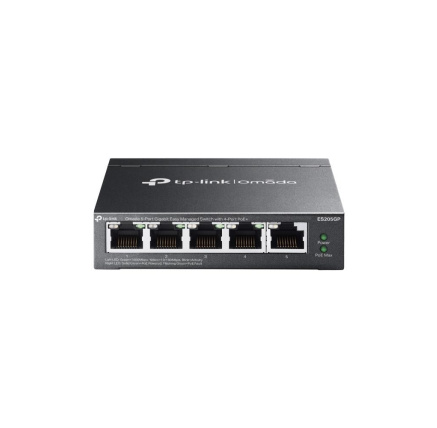TP-Link OMADA switch ES205GP (5xGbE,4xPoE+,65W, fanless) TP-Link OMADA switch ES205GP (5xGbE,4xPoE+,65W, fanless)