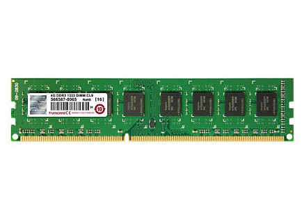 TRANSCEND DIMM DDR3 4GB 1333MHz 256Mx8 CL9 JetRam™