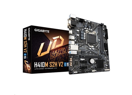 BAZAR - GIGABYTE MB Sc LGA1200 H410M S2H V2, Intel H470, 2xDDR4, 1xHDMI, 1xDVI, VGA, mATX- po opravě (bez přísl.)