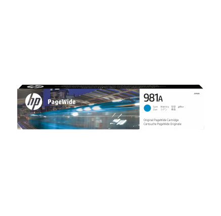 HP 981A Cyan Original PageWide Cartridge (6,000 pages) HP 981A Cyan Original PageWide Cartridge (6,000 pages)