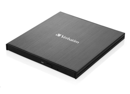 VERBATIM externí mechanika Slimline Blu-ray Writer (USB-C, USB 3.0)  Zdarma BR Disc 25GB (CD DVD BD + NERO