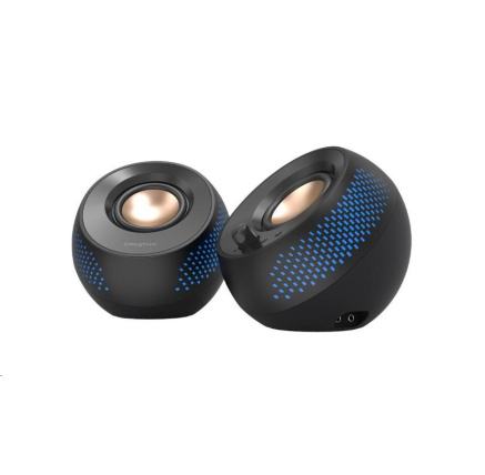Creative PEBBLE X, stolní 2.0 reproduktory - černé - Poškozený obal (Komplet)