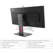 LENOVO LCD P34WD-40 - 34'' ECO-IPS,21:9,3440x1440,120Hz,350cd,2000:1,4ms,2xHDMI,DP,DC,USBHub,USB-C(140W PD),RJ45,VESA